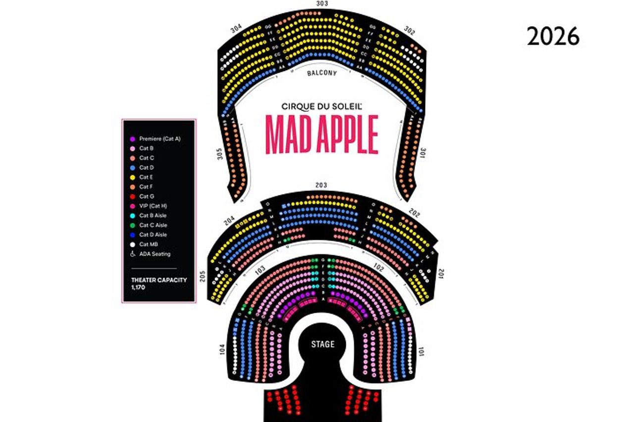 Mad Apple del Cirque du Soleil al New York New York Hotel and Casino — 4