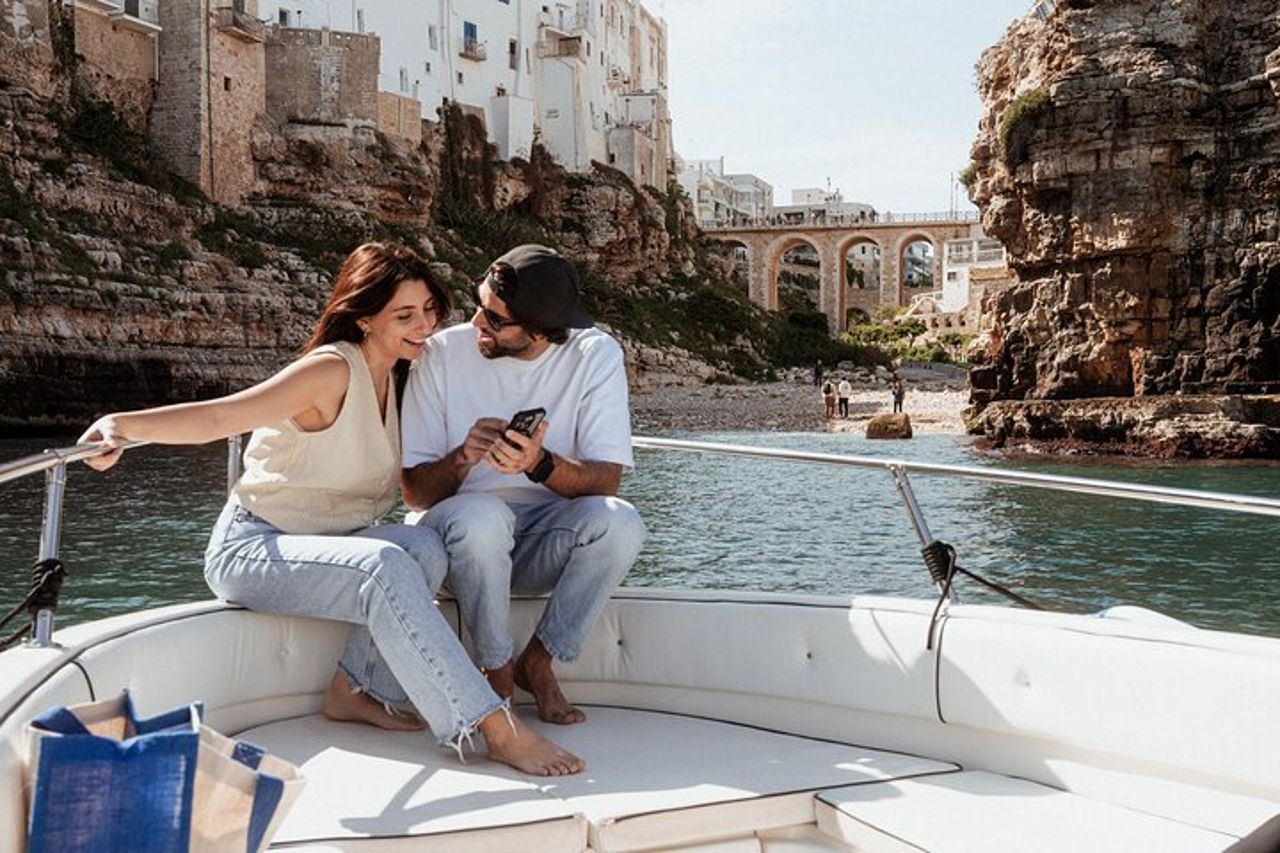 Polignano a mare L'esperienza completa in barca e parasasailing — 2