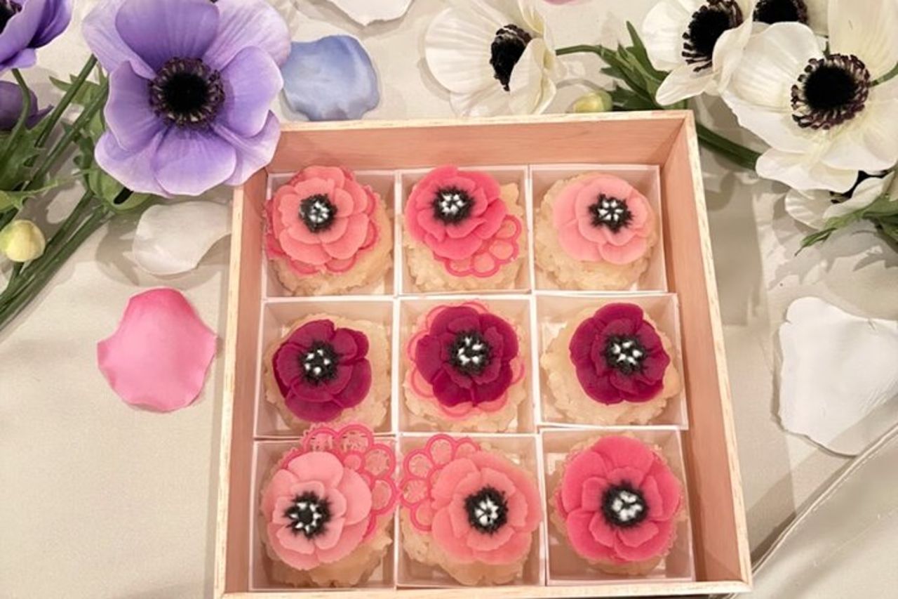 Workshop Wagashi : Dolci Giapponesi Ohagi con fiori di Anko — 3