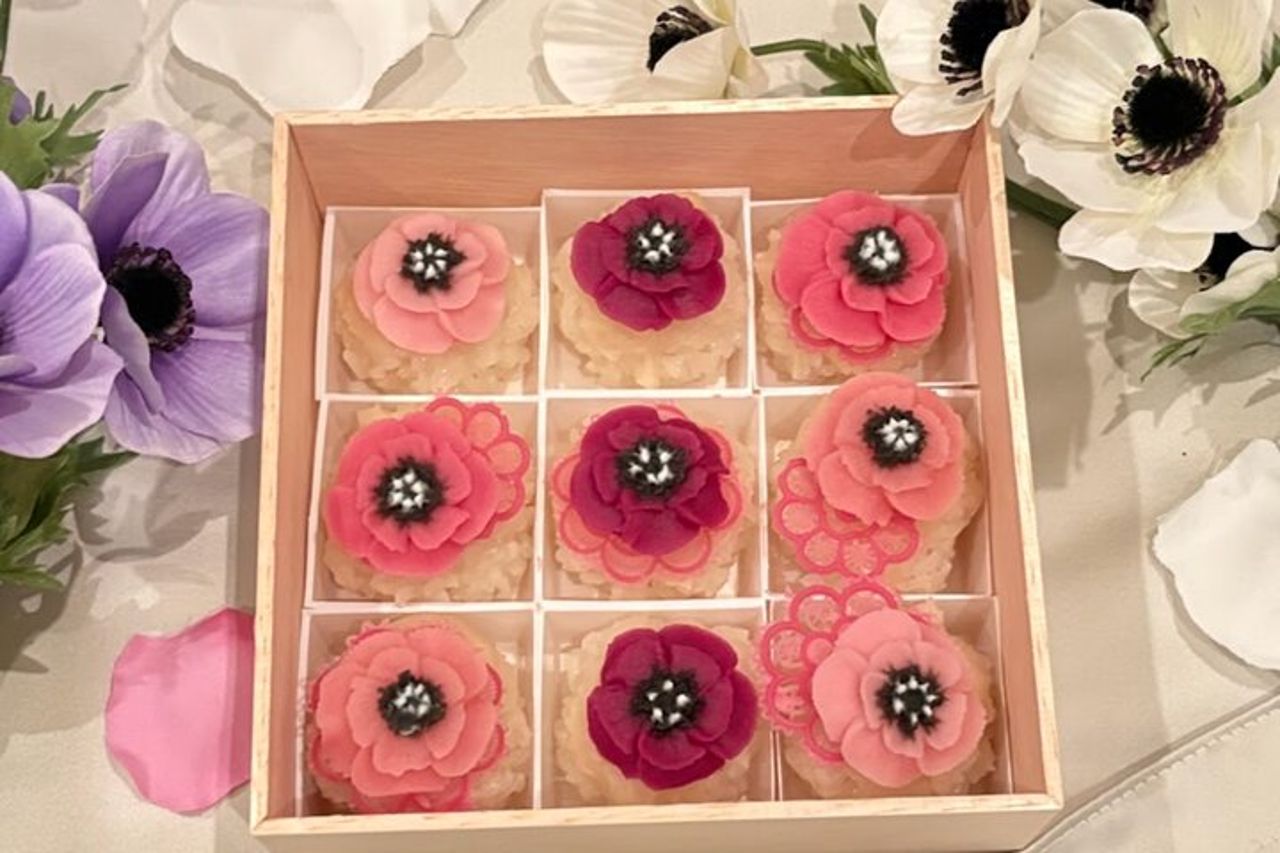 Workshop Wagashi : Dolci Giapponesi Ohagi con fiori di Anko — 5