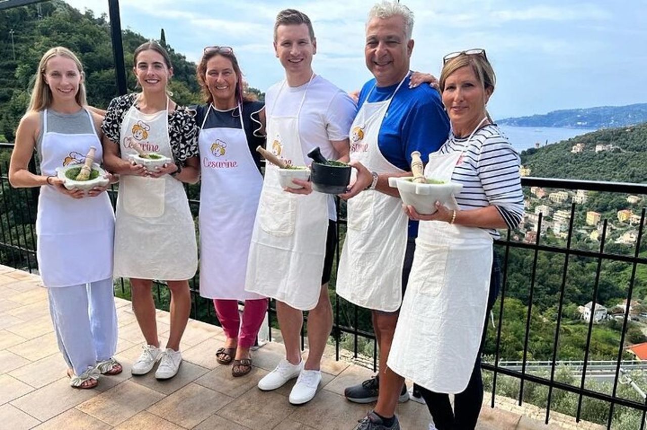 Lezione di cucina Italiana a domicilio con vista Portofino — 2