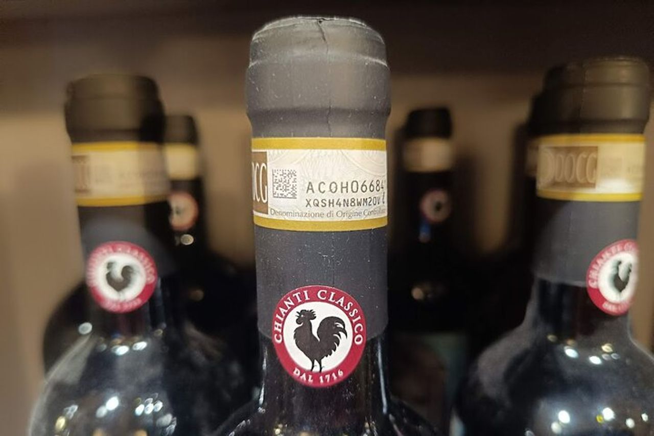 Tour del vino del Chianti Classico "Gallo Nero" e "Super Tuscan".