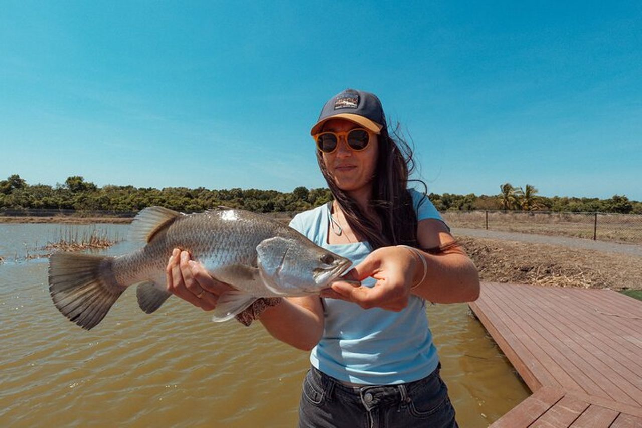 Darwin : Coccodrilli saltellanti e pesca a terra Barramundi — 5