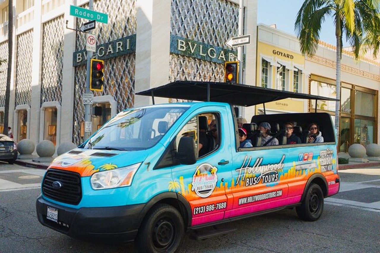 Tour di Hollywood, Beverly Hills e delle case delle celebrità in autobus all'aperto — 2