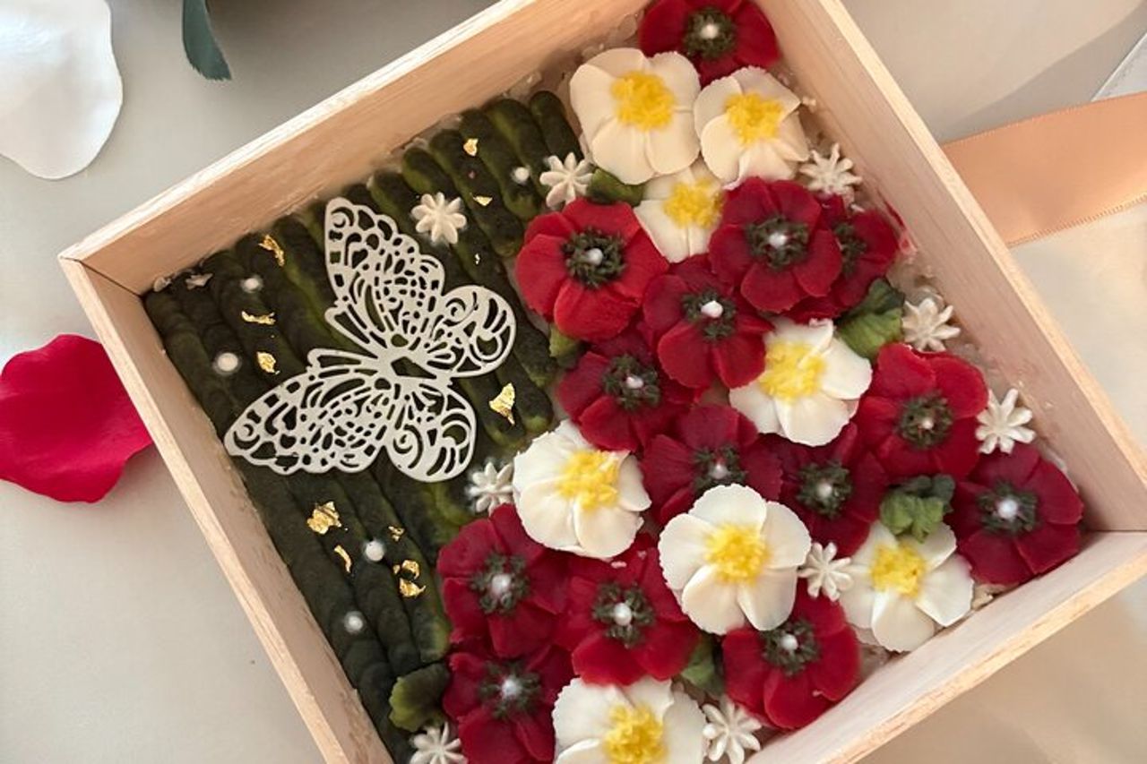 Workshop Wagashi : Dolci Giapponesi Ohagi con fiori di Anko — 4