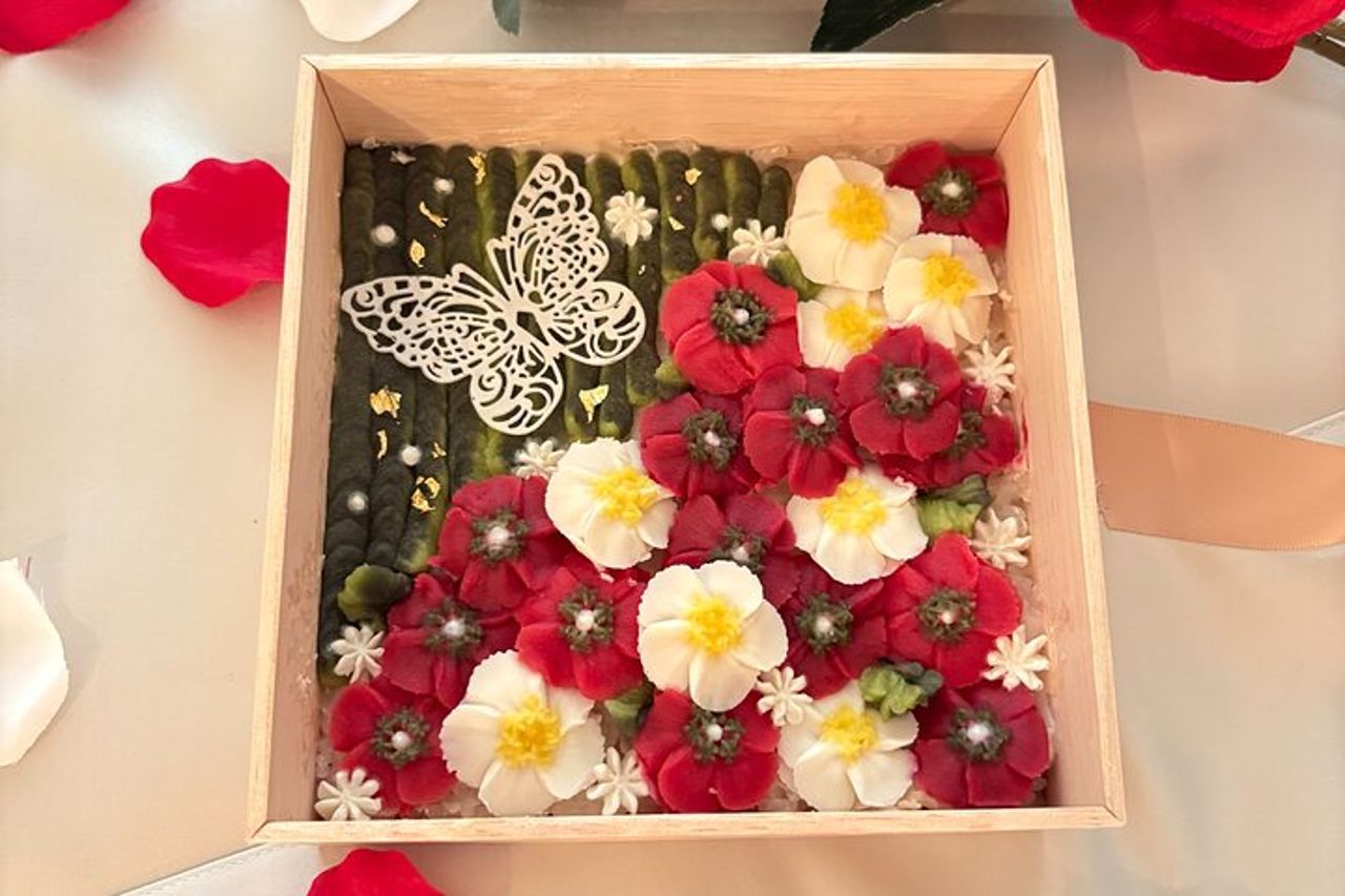 Workshop Wagashi : Dolci Giapponesi Ohagi con fiori di Anko — 2