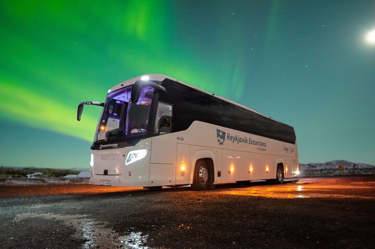 Tour guidato in autobus dell'aurora boreale da Reykjavik — 7