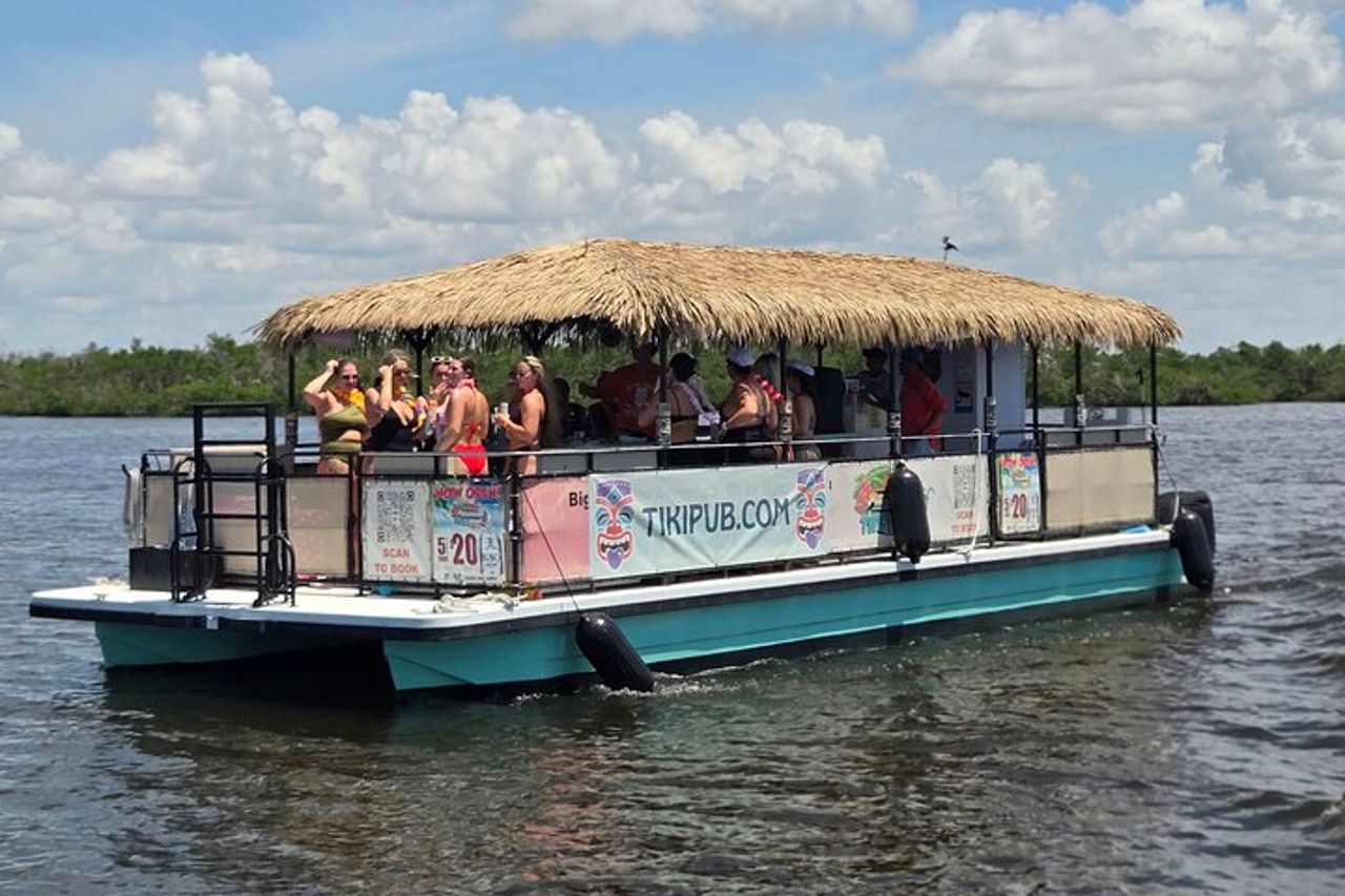 Ft Myers Beach 2 ore Tiki Pub Divertimento nella crociera dei delfini del sole — 9