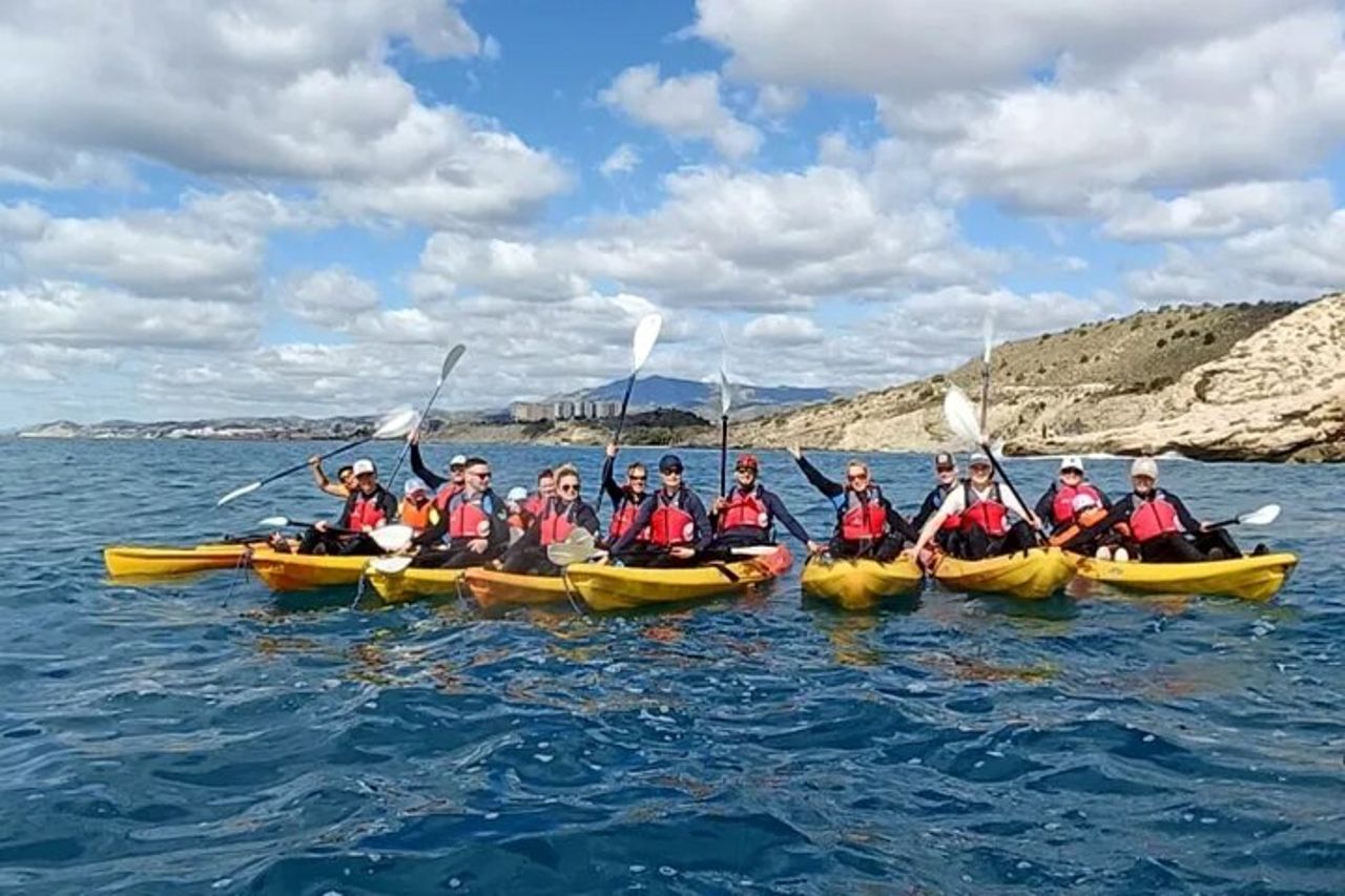 Kayak da Villajoyosa a Benidorm El Aguiló — 7