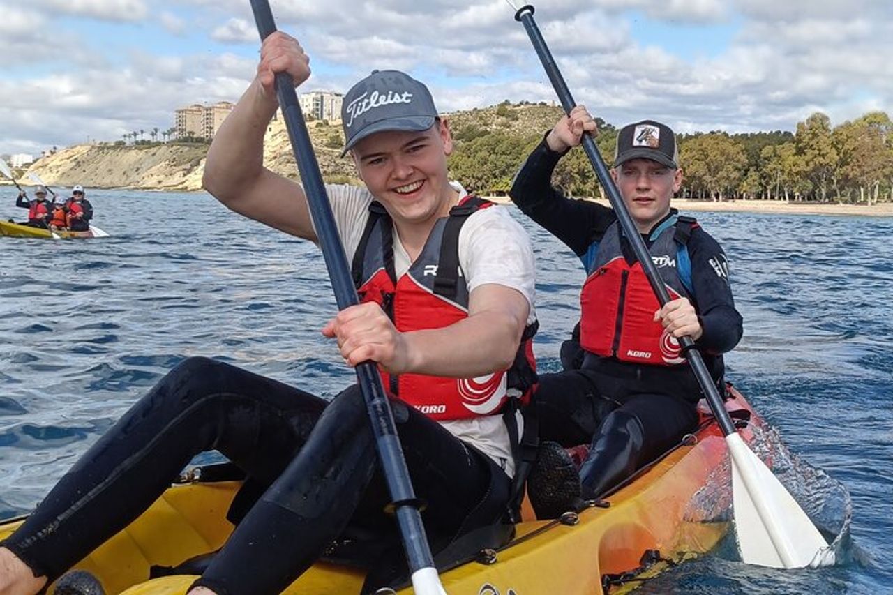 Kayak da Villajoyosa a Benidorm El Aguiló — 6
