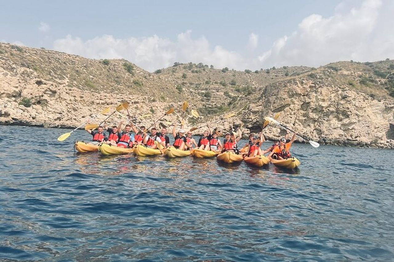Kayak da Villajoyosa a Benidorm El Aguiló — 2