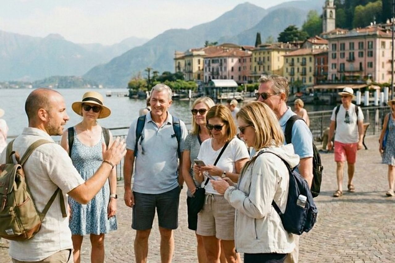 Piccolo Gruppo Lago di Como – Bellagio, Varenna & Cascate in Treno & Barca