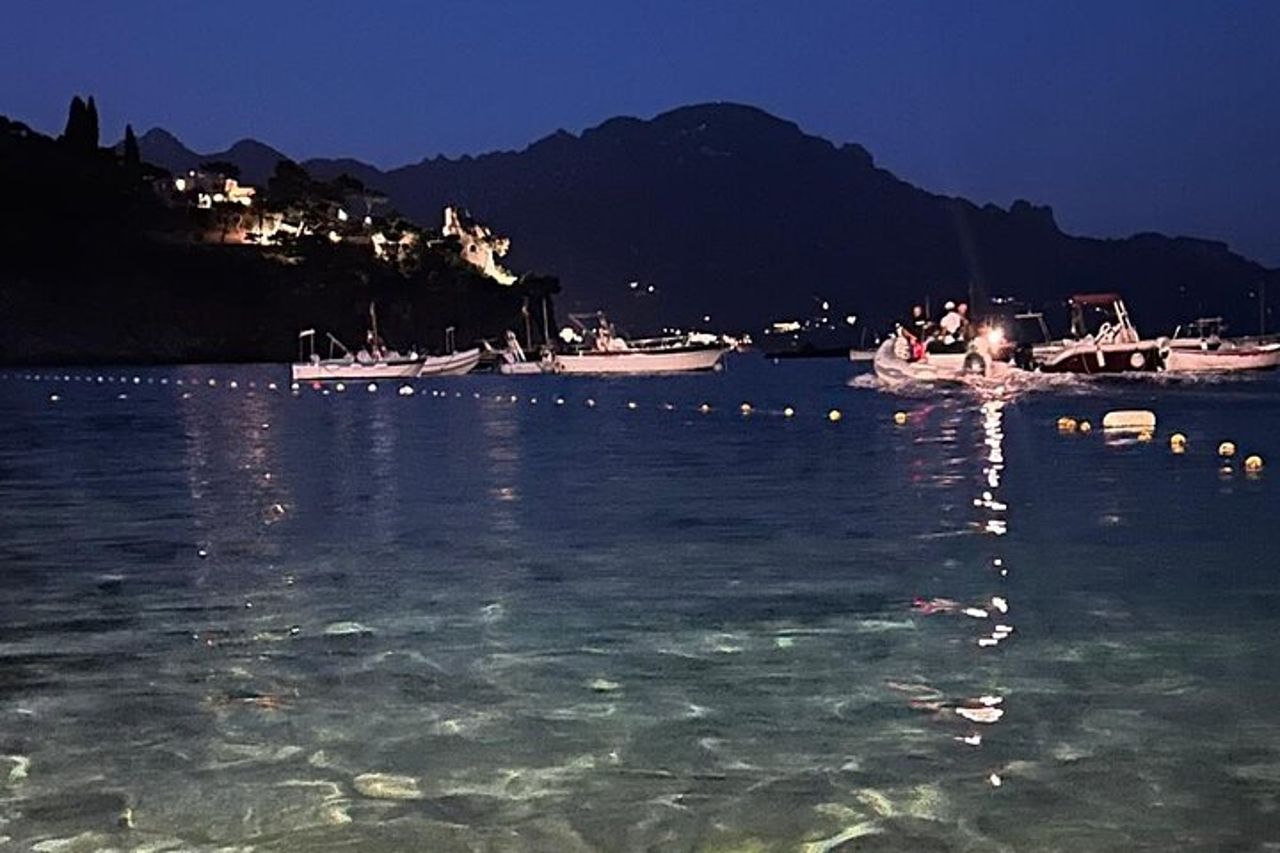 Tramonto in barca da Salerno a Capo D'Orso Amalfi Coast — 7
