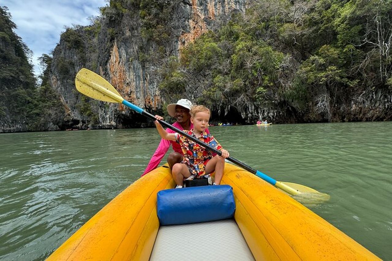 Isole James Bond e tour in canoa sul mare della baia di Phang Nga da Phuket — 5