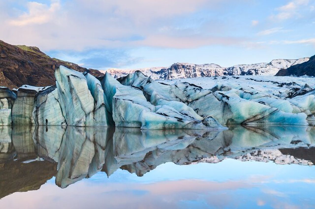 Escursione sul ghiacciaio Sólheimajökull - Avventura sul ghiaccio blu per piccoli gruppi — 3