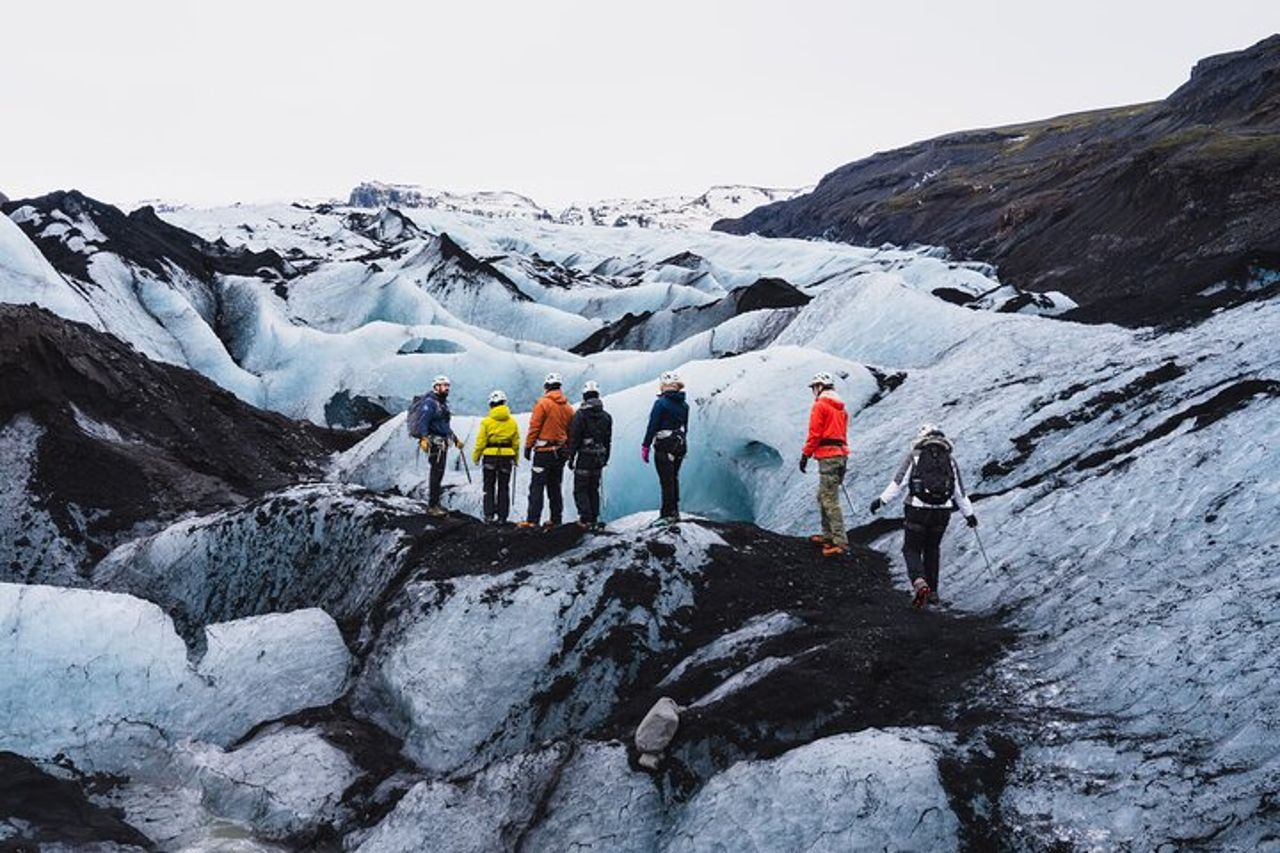 Escursione sul ghiacciaio Sólheimajökull - Avventura sul ghiaccio blu per piccoli gruppi — 8