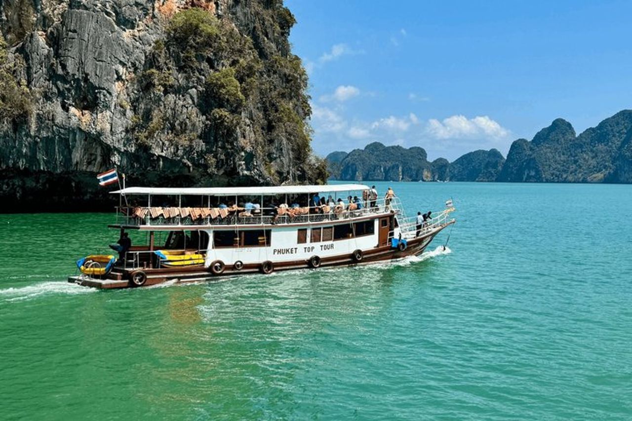Isole James Bond e tour in canoa sul mare della baia di Phang Nga da Phuket — 3