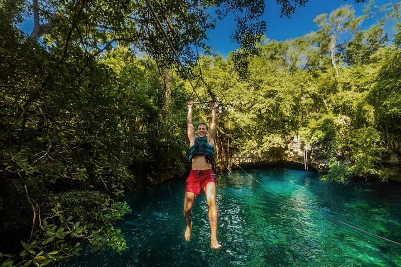 Da Playa del Carmen Avventura in ATV con ziplines, Cenote — 4