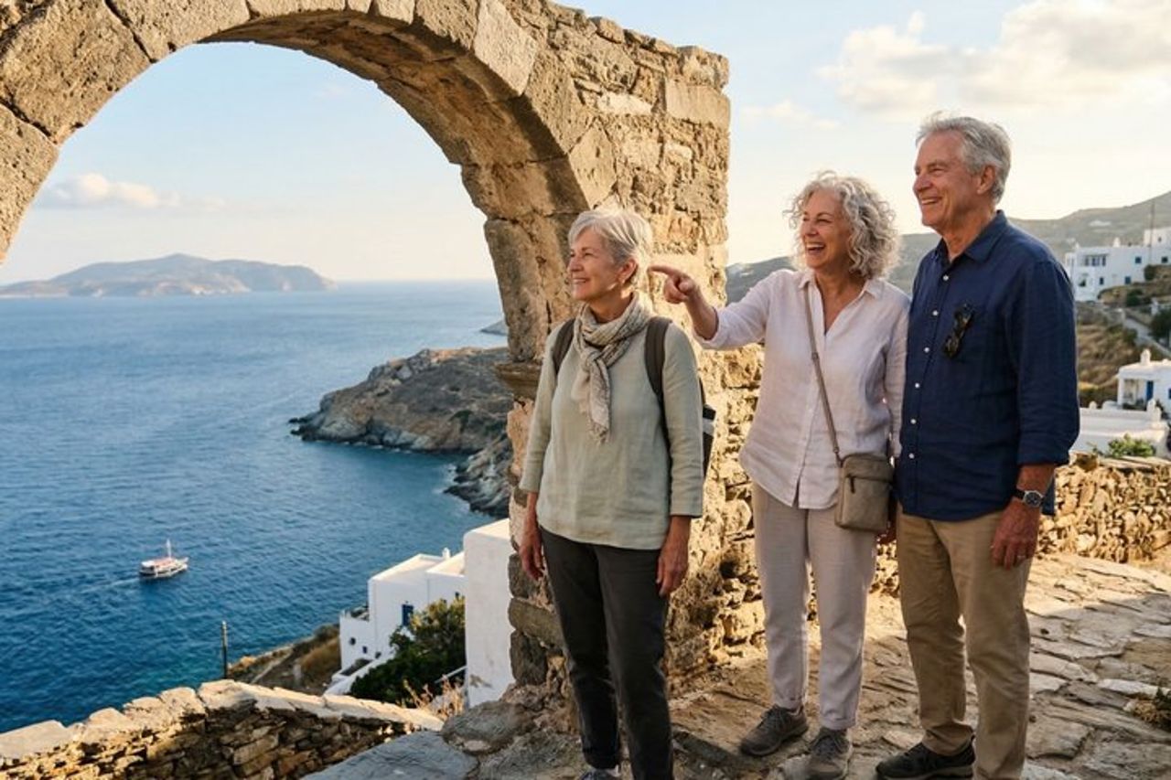 Tour culturale privato a piedi a Sifnos Kastro