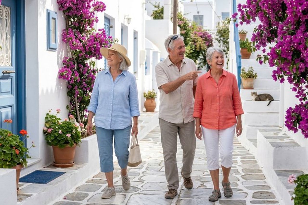 Tour culturale privato a piedi a Sifnos Kastro — 7