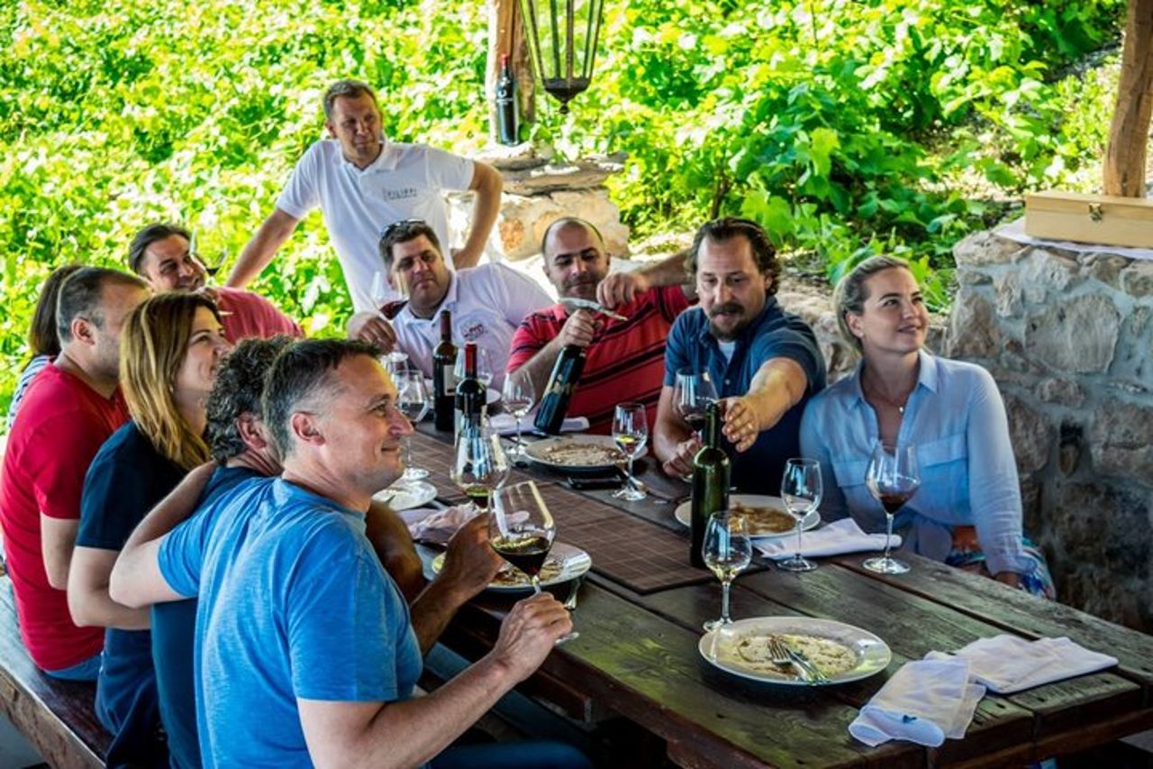 Dubrovnik Vino biologico e pranzo Cena Esperienza — 8