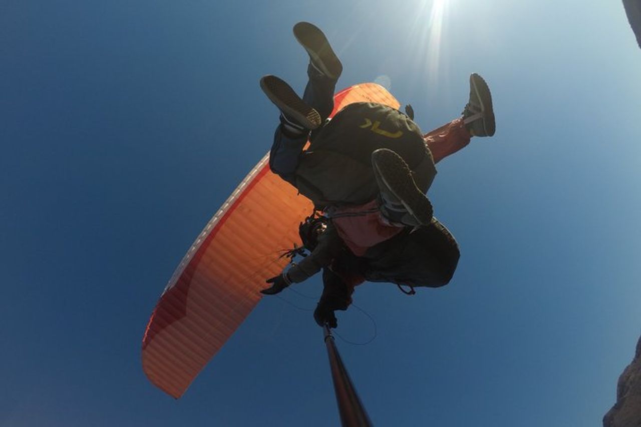 Parapendio tandem lago d'Iseo Lombardia — 3