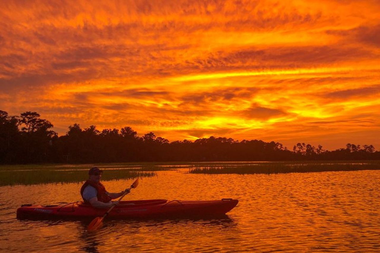 Avventura naturalistica guidata in kayak al tramonto — 3