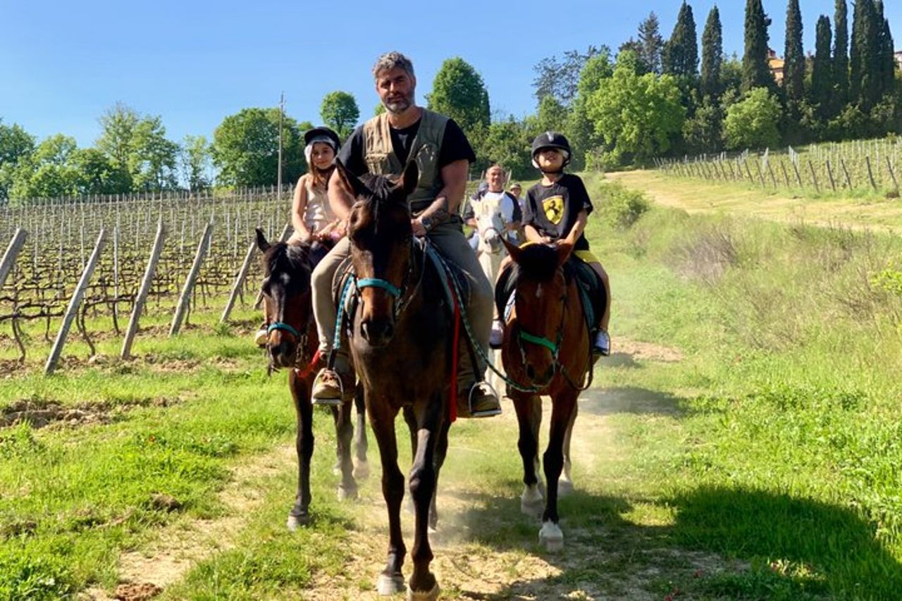 Tour del vino a cavallo per piccoli gruppi, San Gimignano, Pranzo — 8