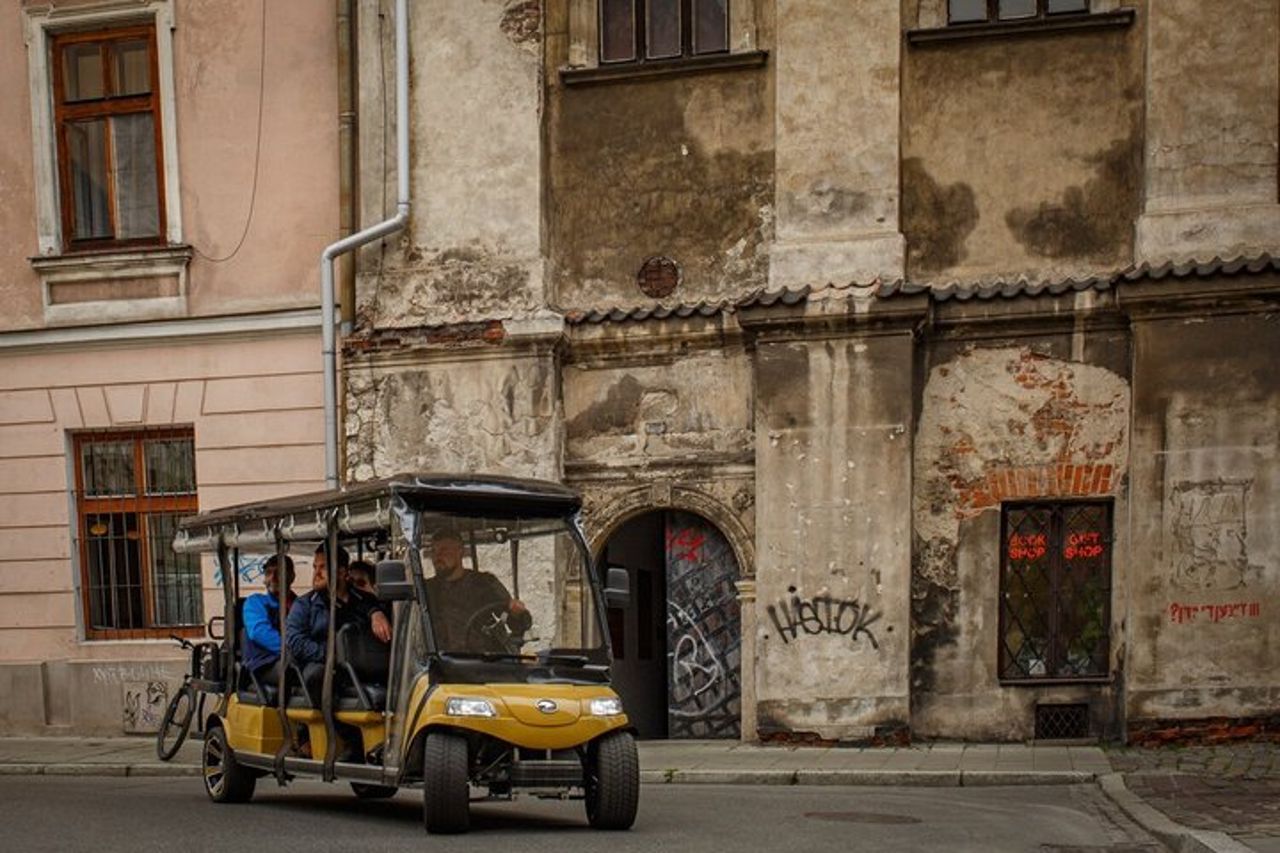 Tour attraverso il quartiere Kazimierz in Golf Cart con il Museo di Schindler a Cracovia — 4
