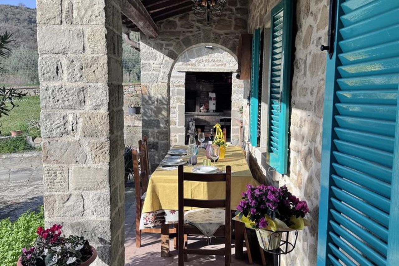 Esperienza culinaria a casa di un locale a Cortona con Show Cooking