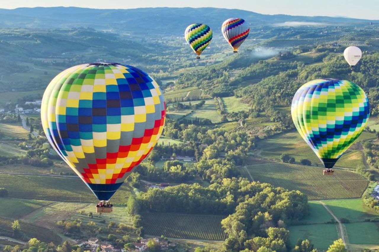 Volo in mongolfiera sulla Toscana da Siena — 3